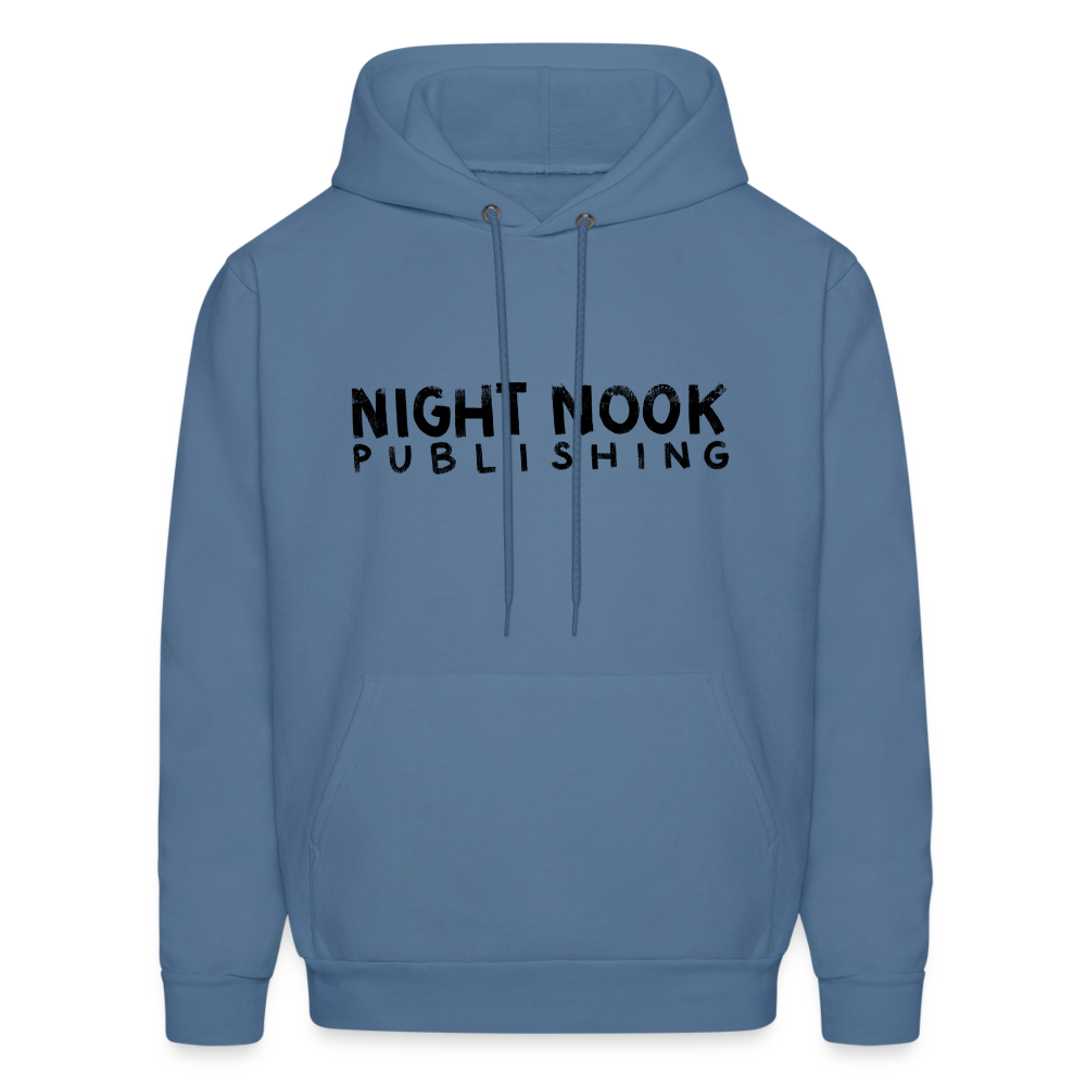 Men's Hoodie with Night Nook Publishing - denim blue