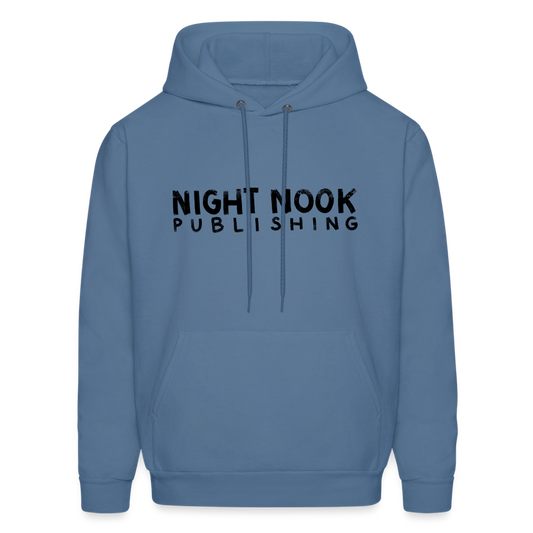 Men's Hoodie with Night Nook Publishing - denim blue